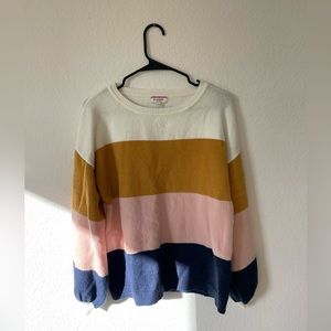 NWOT Roolee Striped Sweater